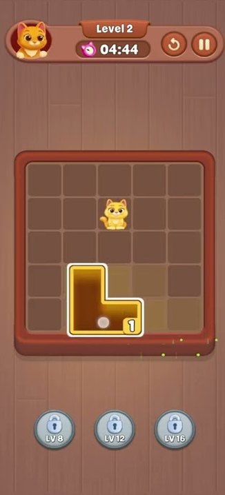 Catdom Cross block challenge board